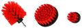 Sada kartáčov na vrtačku pre čistenie auta CAR DETAILING DRILL BRUSH 3 MEDIUM, 3 ks SIXTOL
