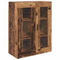 vidaXL Highboard 2 ks Staré drevo 69,5 x 34 x 180 cm Kompozitné drevo