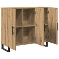 vidaXL Servírovacia skriňa Remeselný dub 90 x 34 x 80 cm