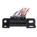 Zásuvka OBD2 s 16 pinmi ukončená 9 cm propojovacími kábliami SIXTOL