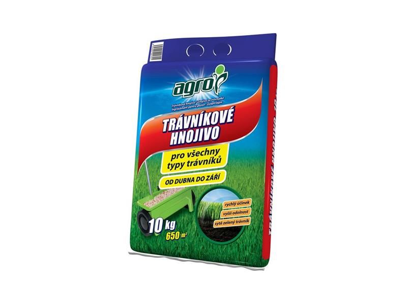Hnojivo na trávnik AGRO CS, 10 kg vrece