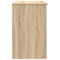 vidaXL Stôl dub sonoma 86x49x76 cm kompozitné drevo