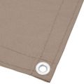 vidaXL Balkónová zástena sivohnedá 75x1000 cm 100 % polyester oxford