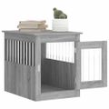 vidaXL Nábytková prepravka pre psa sivá sonoma 55x75x65cm kompoz.drevo