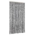 vidaXL Záves proti hmyzu sivý, čierny a biely 100x230 cm ženilka