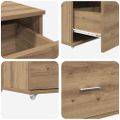 vidaXL Zásuvkový kabinet 55 x 45 x 31 cm Remeselný dub