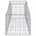 vidaXL Oblúkový gabionový kôš 5 ks 200x50x40/60 cm pozinkované železo