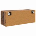 vidaXL Skriňa na topánky 100 x 35 x 38 cm Kompozitné drevo Staré drevo