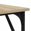 vidaXL Stôl dub sonoma 149x149x75 cm kompozitné drevo