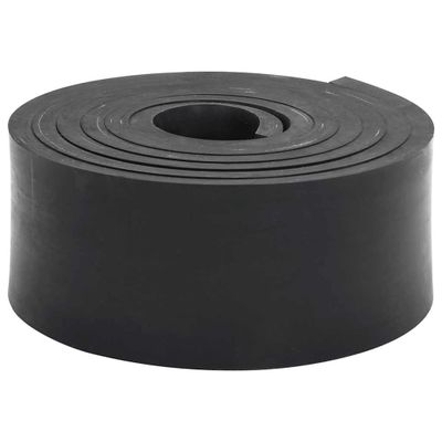VidaXL Gumová hrana pre snežný pluh čierna 300x10x1 cm