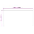 vidaXL Koberec z umelého ovčieho kožucha TAFALLA Krémová 60 x 110 cm