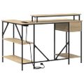 vidaXL Stôl Sonoma dub 120 x 79 x 86,5 cm Kompozitné drevo