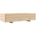 vidaXL Záhradný kvetináč 110x40x26,5 cm masívna borovica