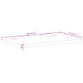 vidaXL Doska stolíka 110x55x4 cm masívny buk