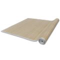 vidaXL Obdĺžnikové prírodné bambusové podložky 2 ks 120x180 cm