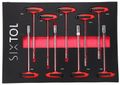 Modul s nástrojom do dielenského vozíka MECHANIC TOOL TRAY 9, 9ks SIXTOL