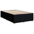 vidaXL Posteľ boxspring s matracom Čierna 120 x 200 cm Látka