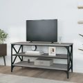 vidaXL TV skrinka sivý dub sonoma 100x40x50 cm spracované drevo