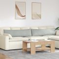 vidaXL Vankúše na pohovku 2 pcs Svetlosivá 145 x 40 cm