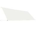 vidaXL Zaťahovacia markíza 400x150 cm krémová