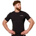 Kompresné tričko Mid Black - GymBeam, veľkosť L