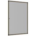vidaXL Okenná sieťka proti hmyzu hnedá 80x120 cm