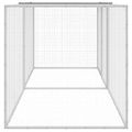 vidaXL Klietka pre kurčatá strecha bledosivá 203x98x90 cm poz. oceľ