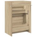 vidaXL Skriňa pod umývadlo do kúpeľne Dub sonoma 56 x 37,5 x 81 cm