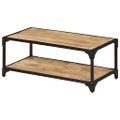 vidaXL Konferenčný stolík 90x45x35 cm surový mangový masív