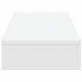 vidaXL Stojan na monitor biely 100x27x10 cm kompozitné drevo
