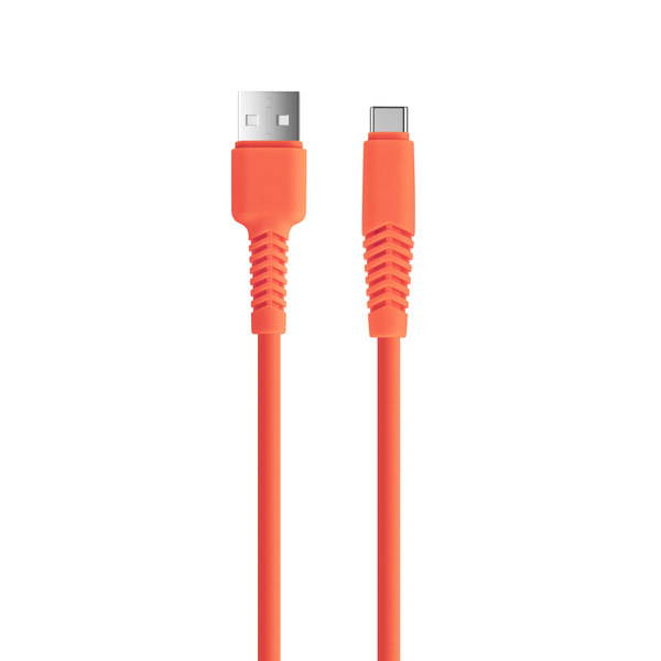 Kábel Setty USB - USB-C 1,5 m 2,1A KSA-C-1.5210 oranžový