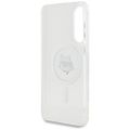 Púzdro Karl Lagerfeld na Samsung Galaxy S25 Edge HC MAGSAFE IML METAL CHOUPETTE HEAD biela