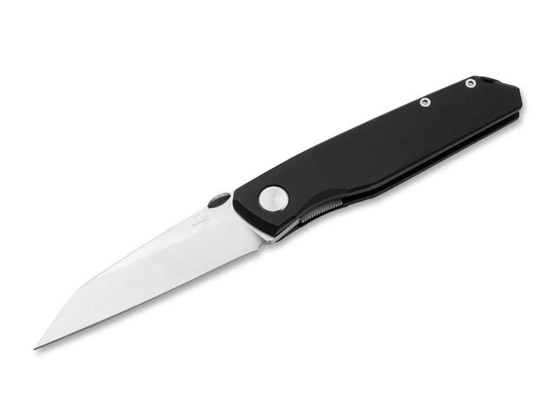 Böker Plus 01BO354 Connector G10 vreckový nôž 7,5 cm, čierna, G10, spona, nylonové puzdro