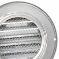 vidaXL Kryty vzduchových ventilátorov 8 ks Strieborná 100 mm
