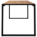 vidaXL Záhradný stôl s nohami v tvare U 160x80x75 cm akáciový masív