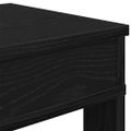 vidaXL Regál na topánky čierny 60x30x98 cm kompozitné drevo