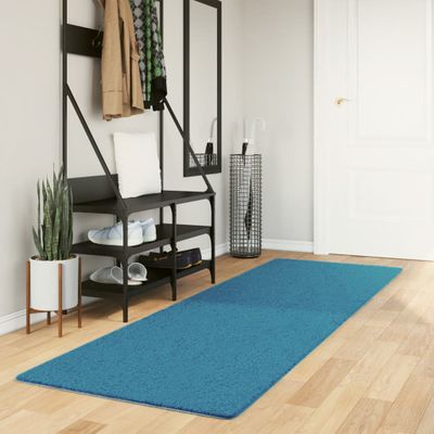 vidaXL Koberec OVIEDO krátky vlas tyrkysový 80x250 cm