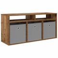 vidaXL Nízka skriňa so zásuvkou Staré drevo 102 x 32 x 48,5 cm