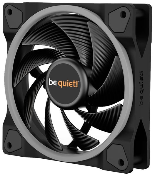 Be quiet! / ventilátor Light Wings high speed / 120mm / PWM / ARGB Ventilátor, 120mm, Rifle ložisko, 4-pin PWM, 31dBA, ARGB podsvietenie, high-speed, čierna