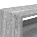 vidaXL Regál na topánky stohovateľné sivé sonoma 60x30x30,5 cm