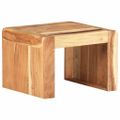 vidaXL Príručný stolík 43x40x30 cm akáciový masív