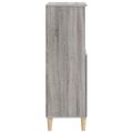 vidaXL Vysoká skrinka sivý dub sonoma 60x36x110 cm spracované drevo