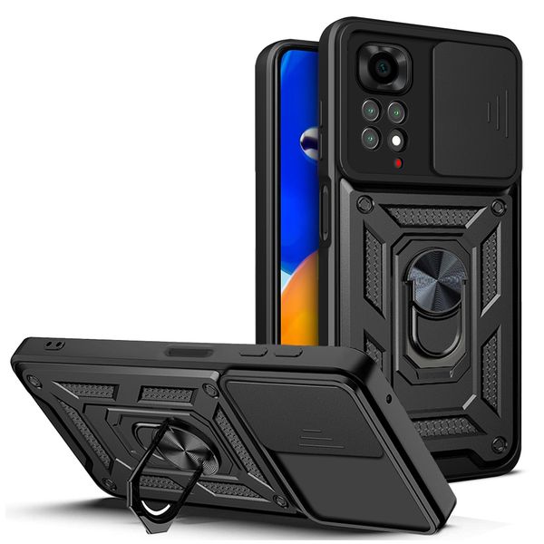 Puzdro Defender Slide pre Xiaomi Redmi Note 11 4G (GLOBAL) / Redmi Note 11s 4G čierne