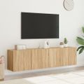 vidaXL TV skrinky nástenné 2 ks dub sonoma 80x30x41 cm