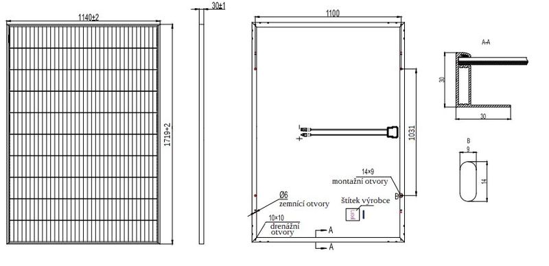 FVE Fotovoltaický solárny panel Kensol KS405MB5–SBS, 405W, čierny rám FVE Fotovoltaický solárny panel Kensol KS405MB5–SBS, 405W, čierny rám