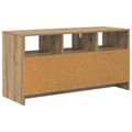 vidaXL TV skrinka 102 x 37,5 x 52,5 cm Dub artisan Kompozitné drevo