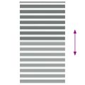 vidaXL Zebra roleta tmavošedá 130x230 cm šírka látky 125,9cm polyester