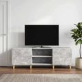 vidaXL TV skrinka 150 x 31 x 50 cm Betónovo sivá Kompozitné drevo