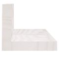 vidaXL Nástenné skrinky 2 ks biele 50x11x9 cm masívna borovica