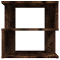 vidaXL Príručný stolík dymový dub 40x40x40 cm spracované drevo